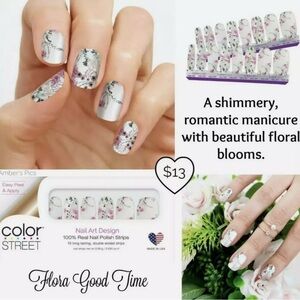 86. Color Street Nail Polish Strips - Flora Good Time